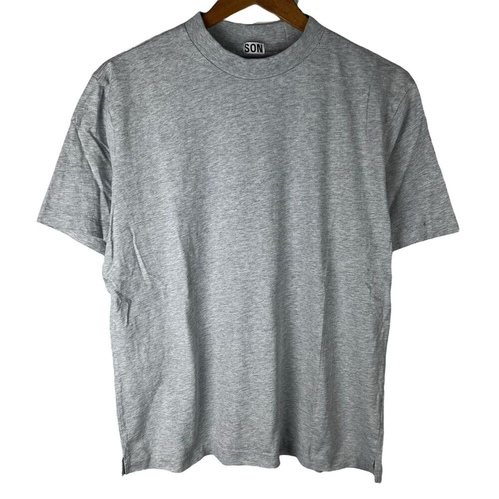 Son Of A Tailor Mens XL Shirt Gray Supima Cotton Short Sleeve Casual Preppy